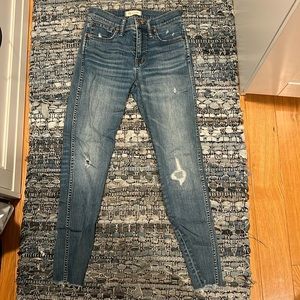 Madewell 9” high rise skinny jeans